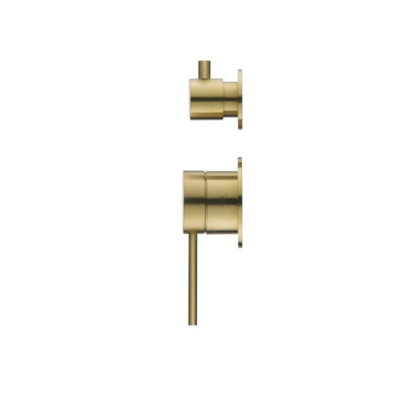 Mica Shower Mixer with Diverter – 2P | French Gold