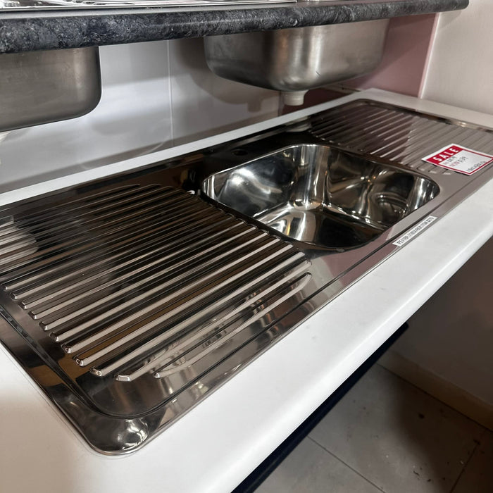 1180mm Chrome Single Sink