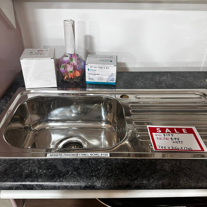 755mm Chrome Sink Sink