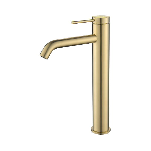 Mica Tall Basin Mixer | French Gold