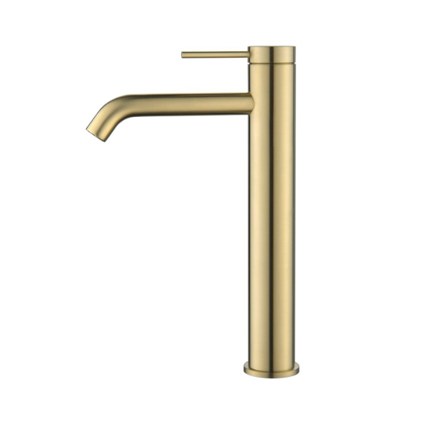 Mica Tall Basin Mixer | French Gold