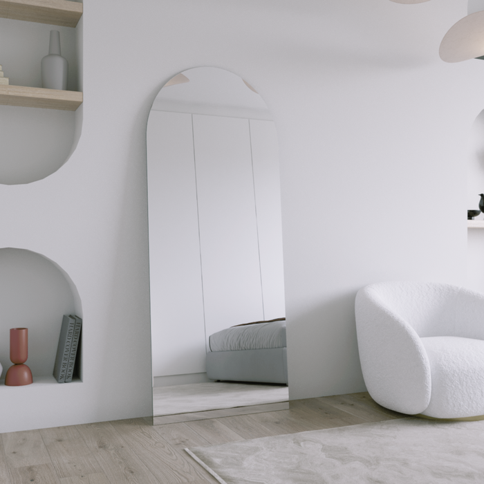 FRAMELESS ARCH MIRROR | 1700 X 700