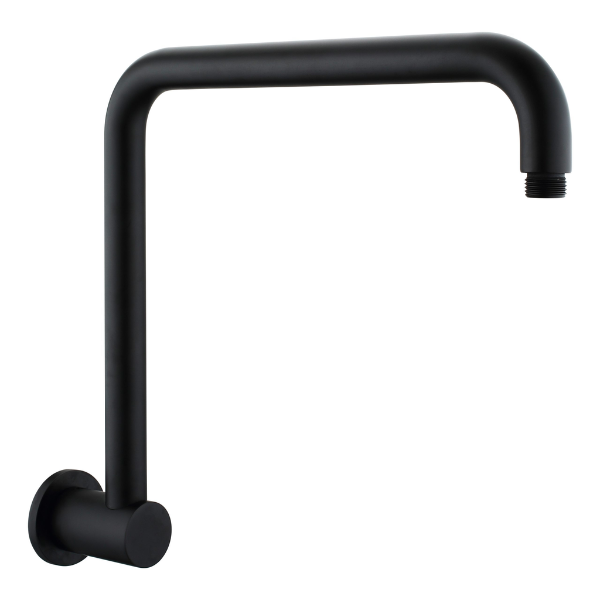 Mica Gooseneck Shower Arm | Black