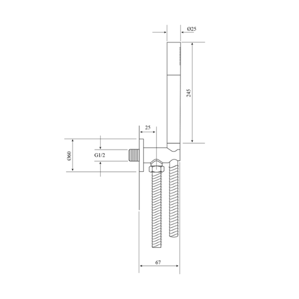 Mica Hand Shower | Brushed Nickel