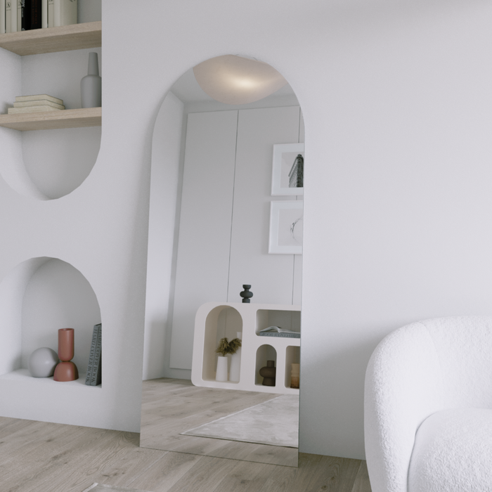 FRAMELESS ARCH MIRROR | 1700 X 700