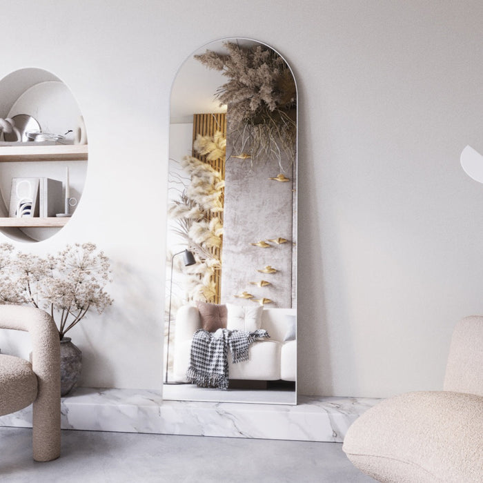 WHITE ARCH MIRROR | 1700 x 600mm