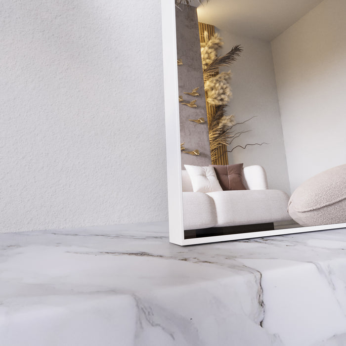 WHITE ARCH MIRROR | 1700 x 600mm