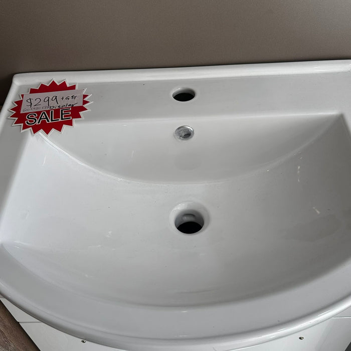 600mm White Bathroom Vanity
