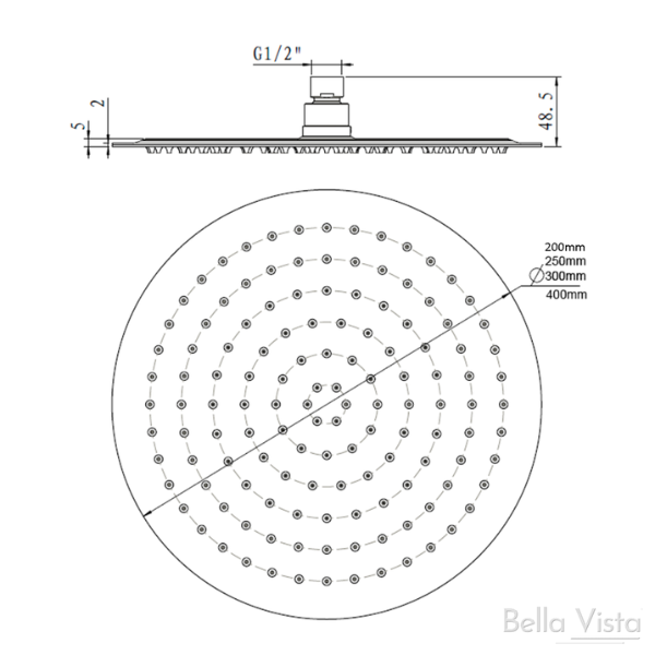 Mica Shower Head