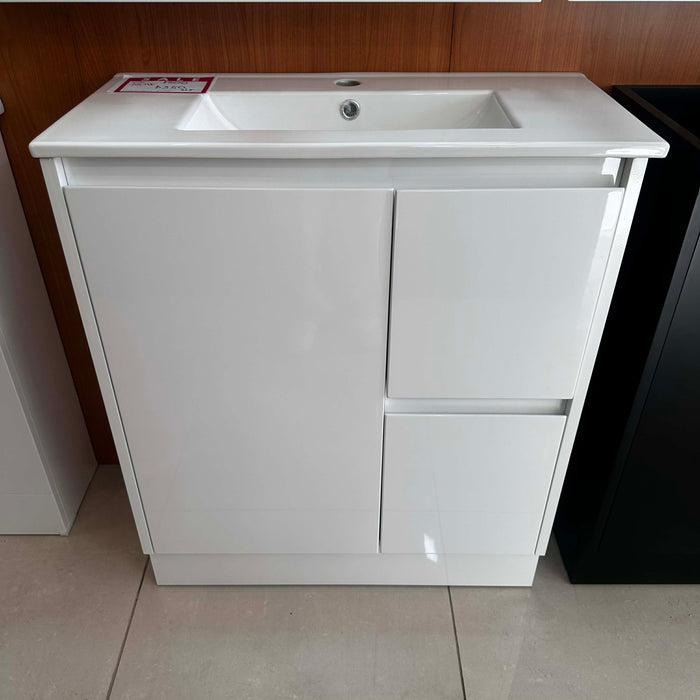 750mm White Bathroom Vanity