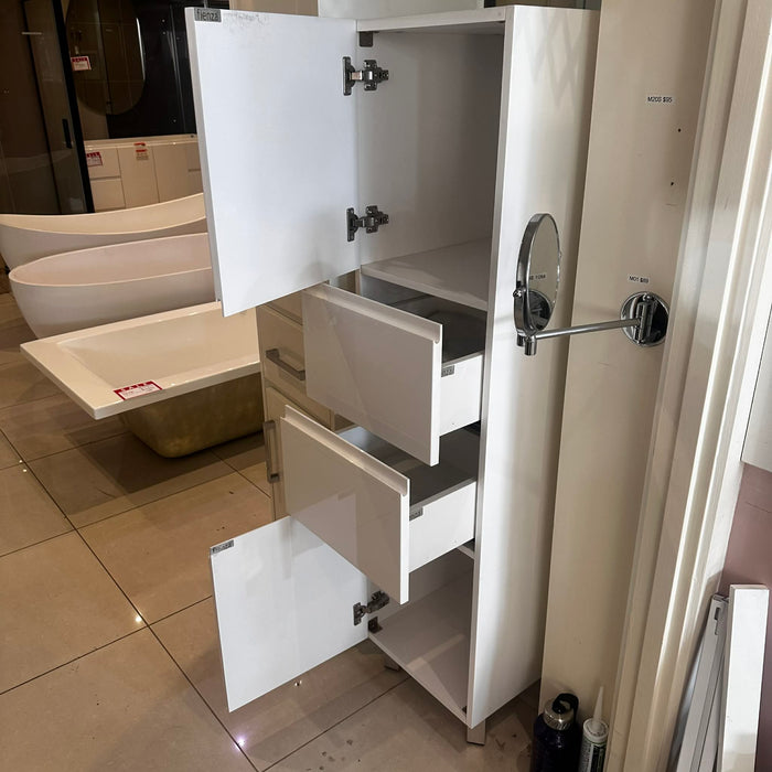 380mm White Glossy Cabinet