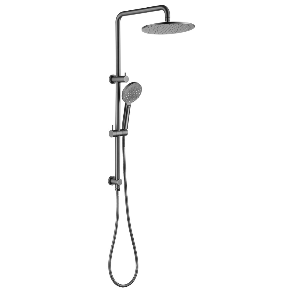 Mica Dual Shower Rail | Gunmetal