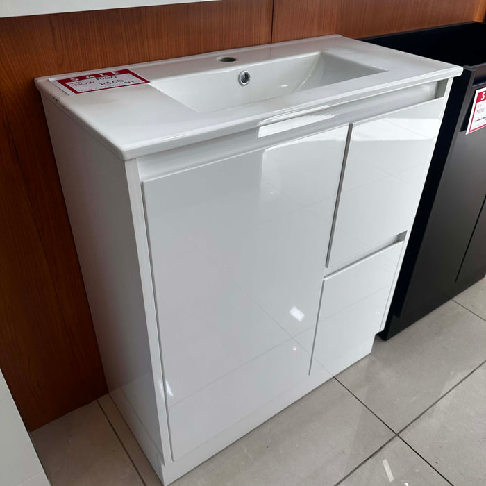 750mm White Bathroom Vanity
