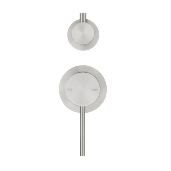 Mica Shower Mixer with Diverter – 2P | Brushed Nickel