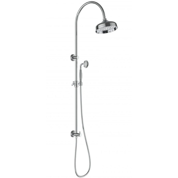 CLASICO DUAL SHOWER RAIL | CHROME