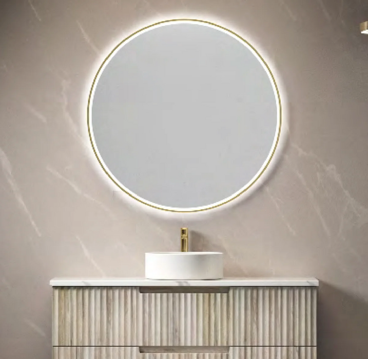 Windsor Frameless Round LED Mirror