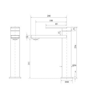 Bellavista Tall Basin Mixer