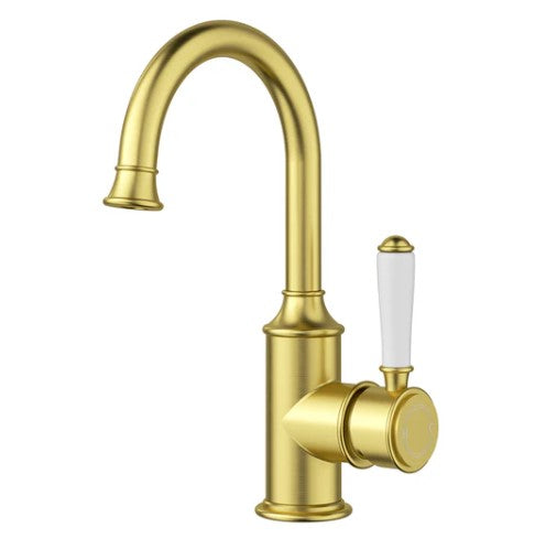 Bellavista Basin Mixer with Handle - Gooseneck