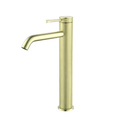 Fluted Tall Basin Mixer