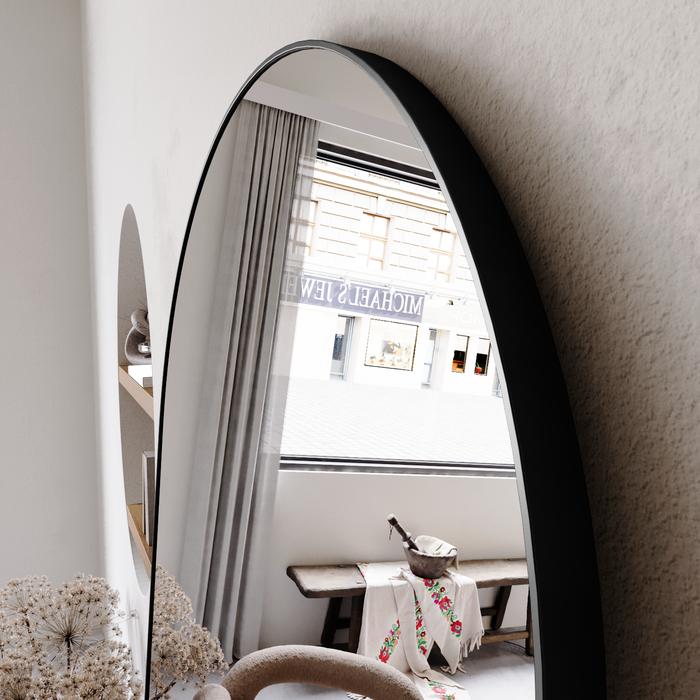 BLACK ARCH MIRROR | 1800 x 800mm