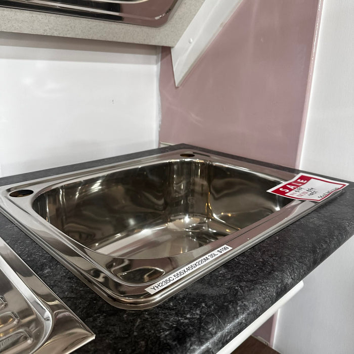 550mm Chrome Single Sink