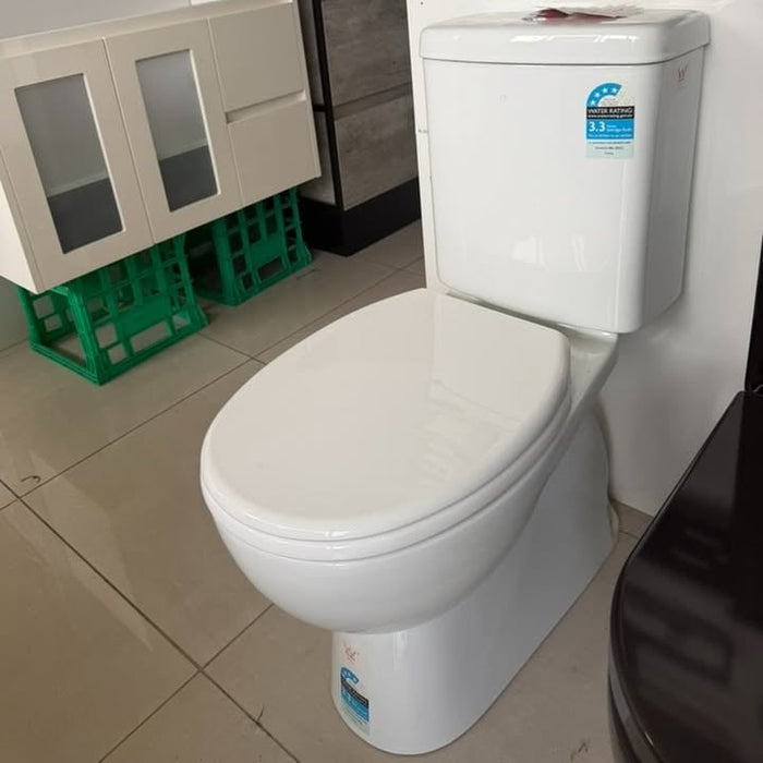 White Round S-Trap 150mm Toilet