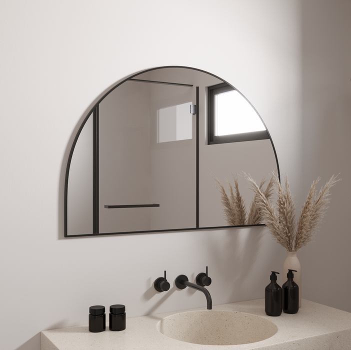 BLACK ARCH VANITY MIRROR | 800 x 1200mm (ASHLEY)