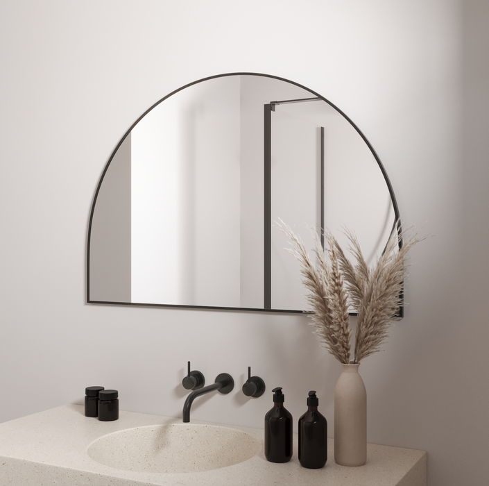 BLACK ARCH VANITY MIRROR | 800 x 1200mm (ASHLEY)