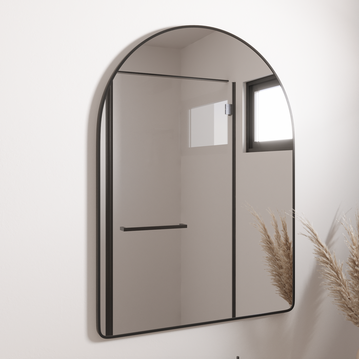 BLACK ARCH VANITY MIRROR | 950 X 700