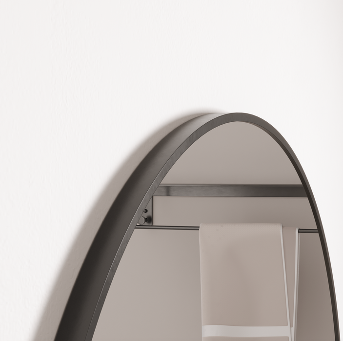 BLACK ARCH VANITY MIRROR | 950 X 700